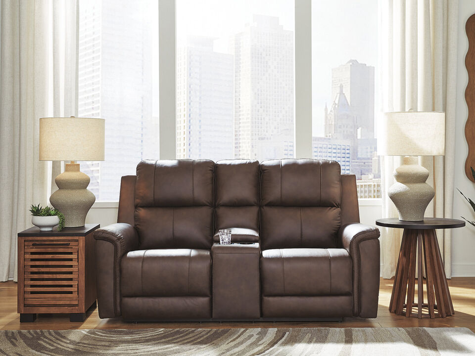 Beryton Power Reclining Loveseat with Console