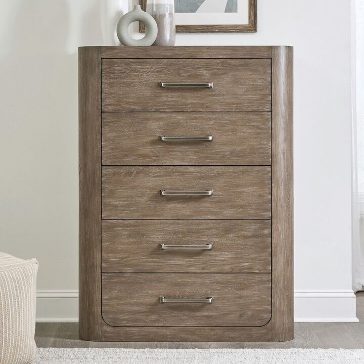 Liberty Furniture South Bend 5 Drawer Bedroom Chest Contemporary - Burnished Clay