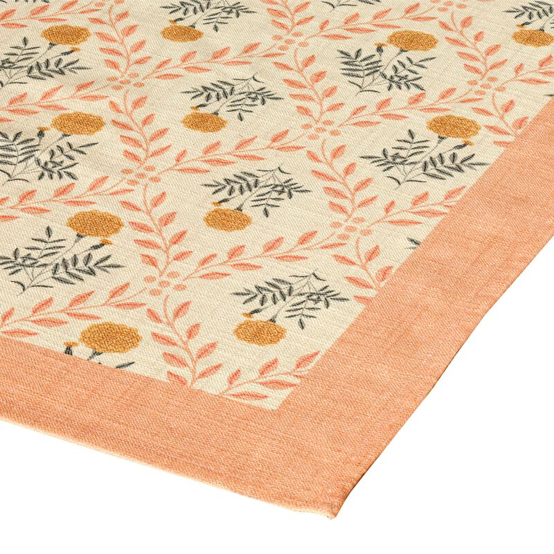 Dolce Olive Green Natural Cotton Table Cloth 70x140" image number 2