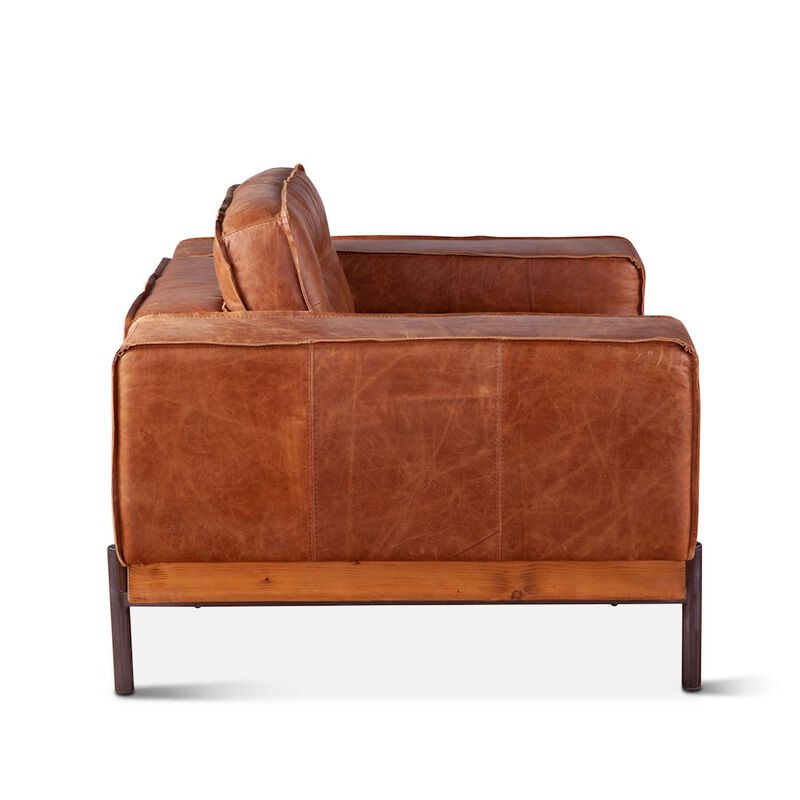 World Interiors Chiavari Armchair in Vintage Cognac Leather image number 3