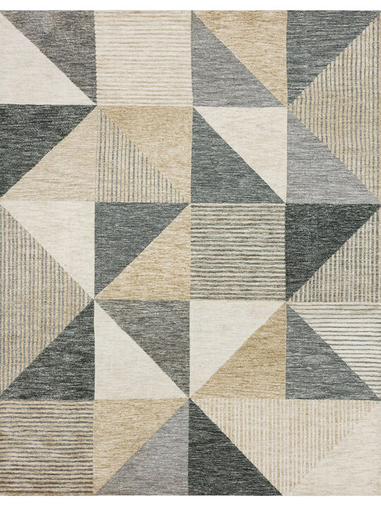 Bowen Oblique Tan 8'x10' Rug by Drew and Jonathan