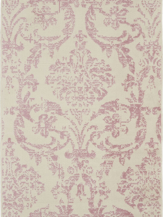 Jubilant JUB09 Ivory/Pink 3' x 5' Rug