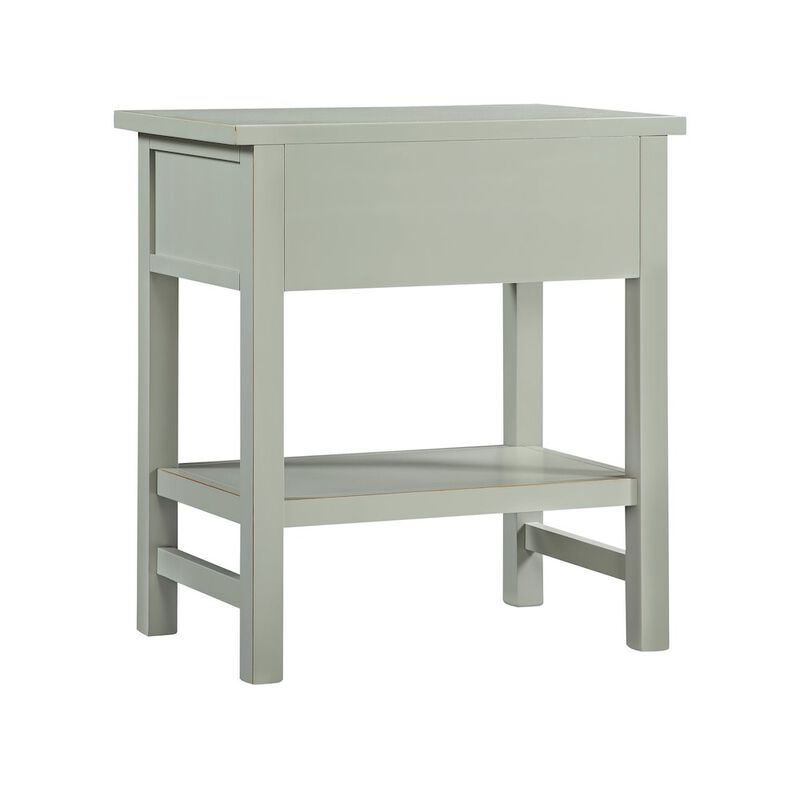 Comfort Pointe Franklen 1-drawer Storage Nightstand - Antique Gray