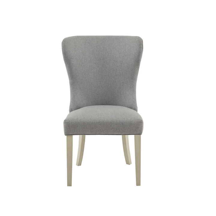 Gracie Mills Anastasia Upholstered Solid High Back Dining Chair