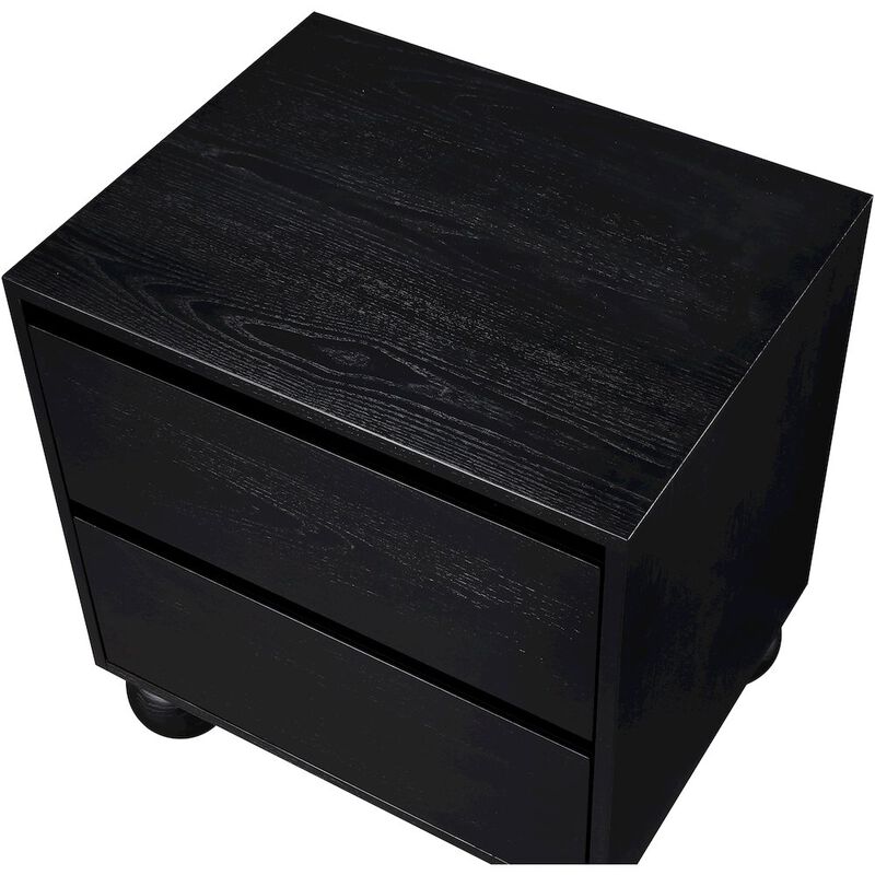 Meridian Furniture Kent Black Night Stand