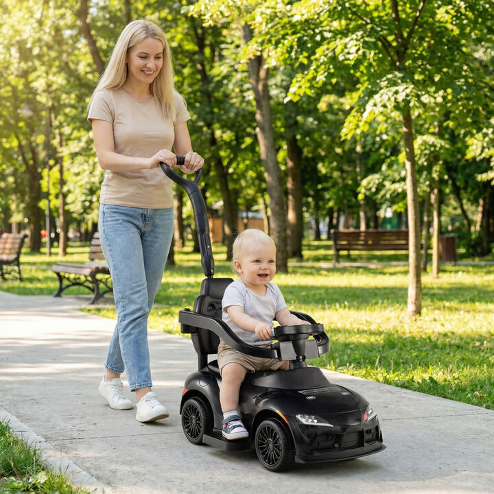 Toddler 3 in 1 Sliding Walking Toy with Foot to Floor Stroller Design