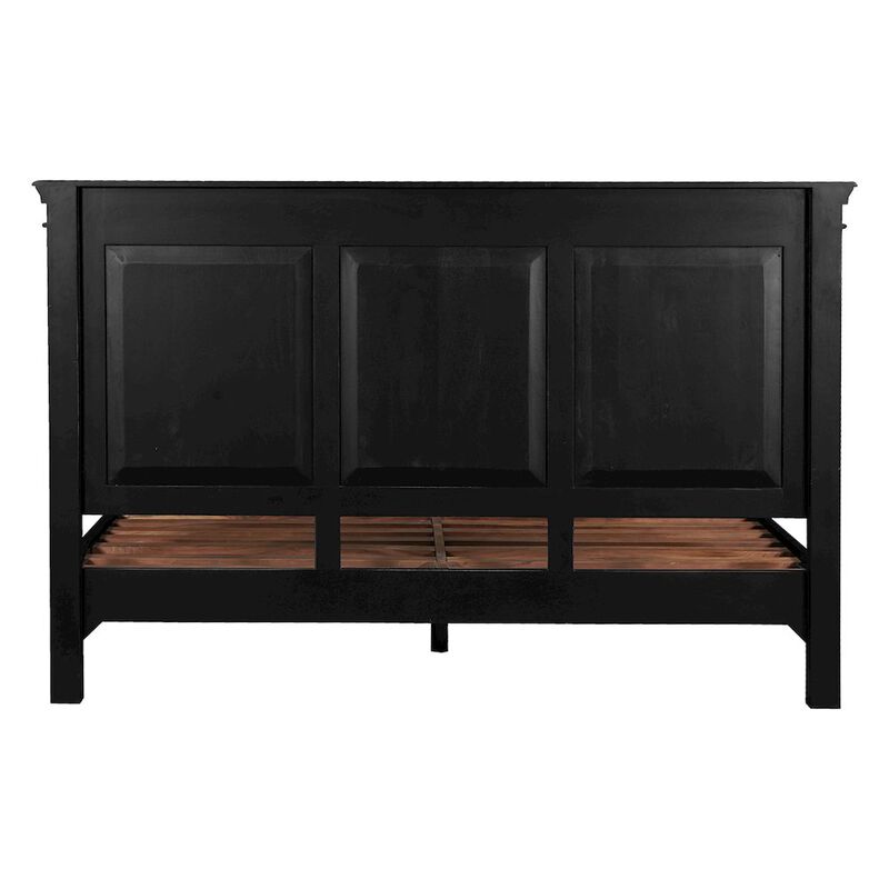 World Interiors Trento King Bed in Distressed Black image number 2
