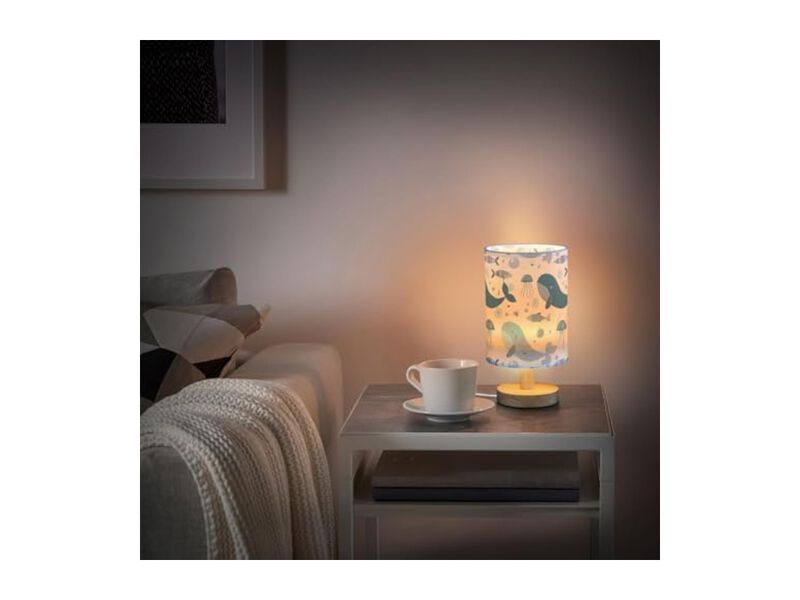 LED USB Port Desk Lamp For Living Room Bedroom Office Blue image number 1