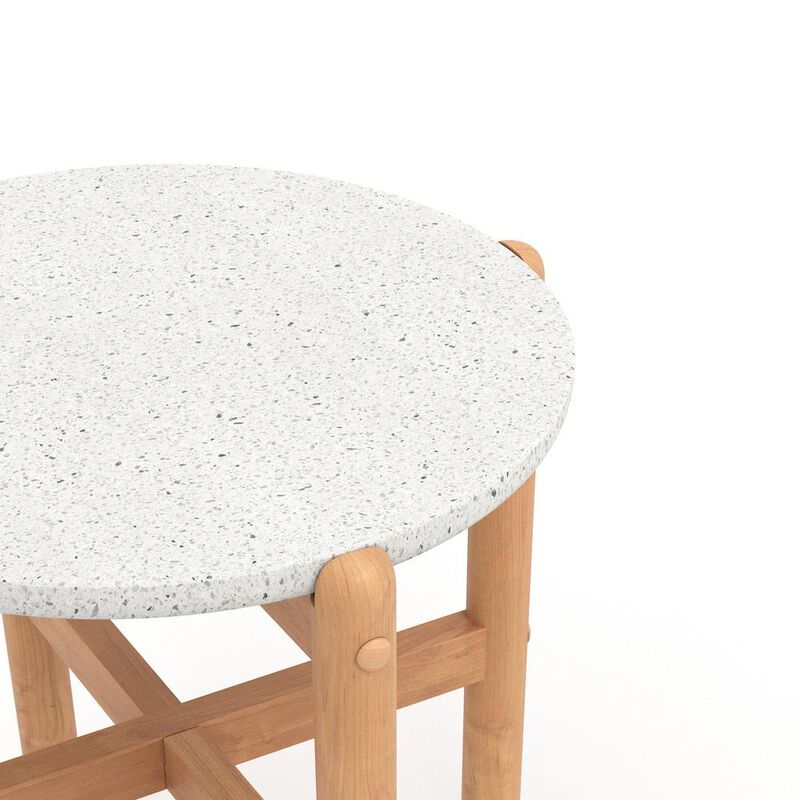Outdoor Side Table, Small Patio Table for Outside or Porch Use image number 4