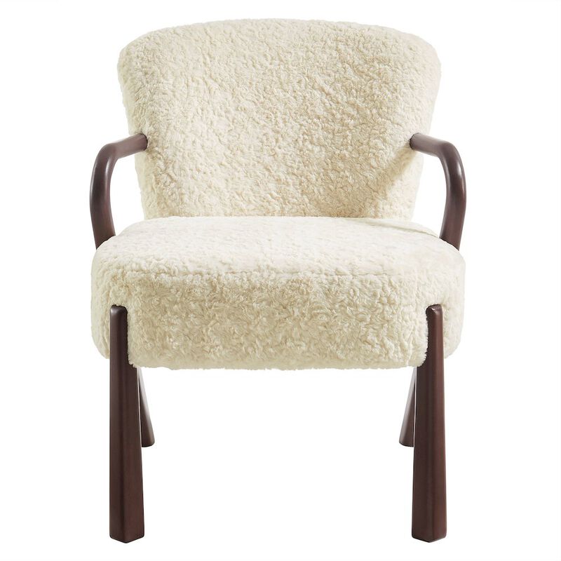 Arden Faux Shearling Accent Armchair image number 5