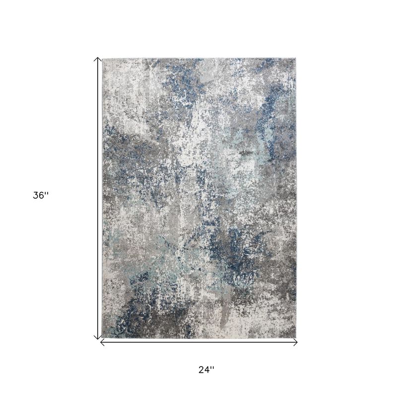 Abstract Power Loom Area Rug image number 2