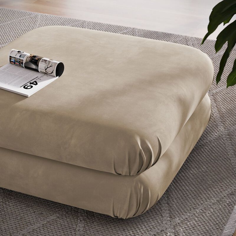 Jubilee Modular Performance Velvet Ottoman image number 8