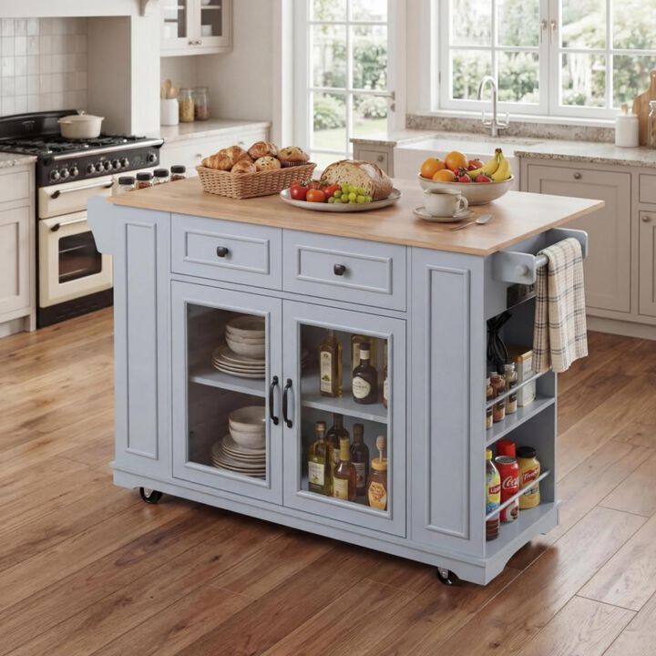 Lobswu Rolling Kitchen Island Cart
