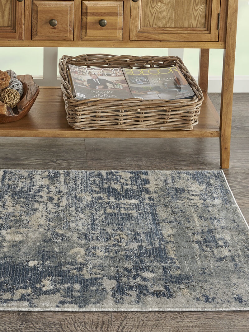 Quarry QUA04 Gray/Beige 2'2" x 3'9" Rug