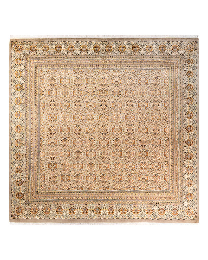 Mogul, One-of-a-Kind Hand-Knotted Area Rug  - Ivory, 9' 4" x 10' 1" image number 1