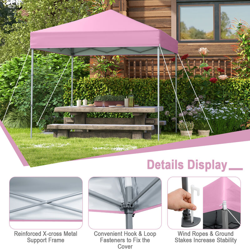 Portable Pop-Up Canopy Tent for Outdoor Sports and Festivals