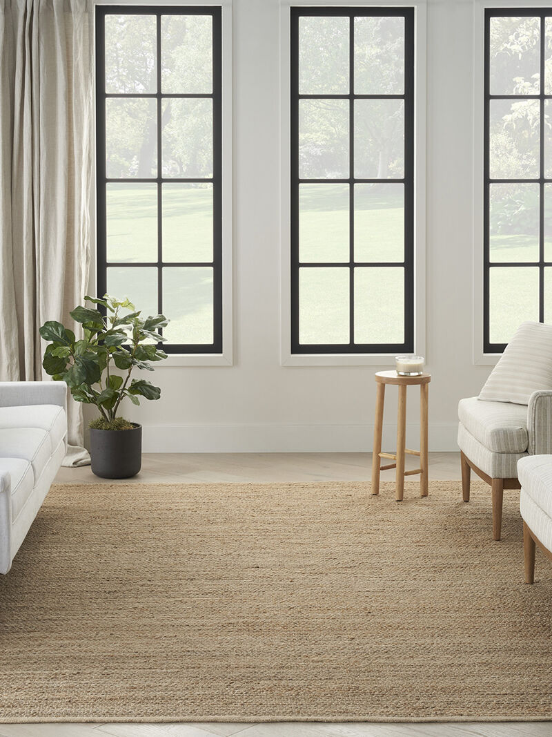 Natural Jute NJT01 Natural 8' x 10' Rug