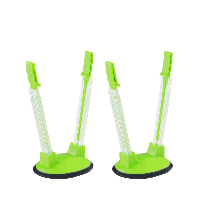 TAO Cicada Baggy Rack-Pack of 2 Bag Holder for Plastic Bags, Plastic bag bracket, No-hands Food Storage Bag Holders
