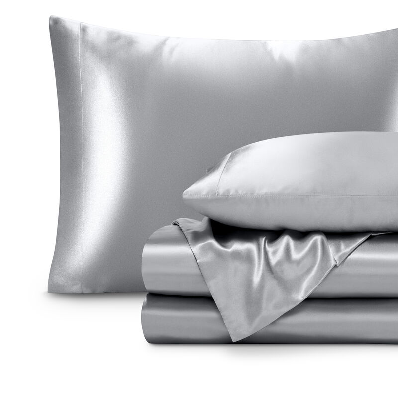 Silky-Smooth Satin Sheet Set image number 0