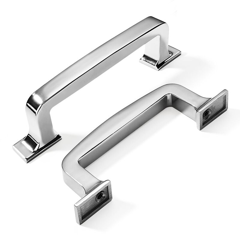 Khtumeware 6 Pack 3-3/4 Inch Cabinet Handles - Polished Chrome Pulls for Drawers, Cupboards, Kitchen Hardware