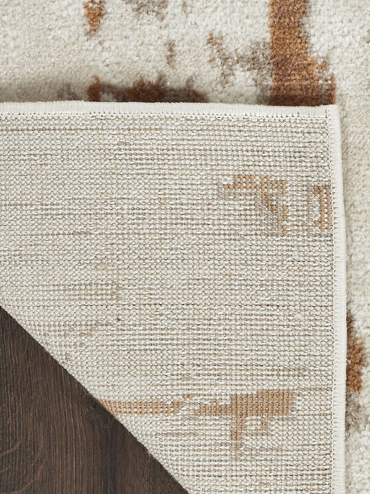 Quarry QUA01 Ivory/Rust 3'9" x 5'9" Rug
