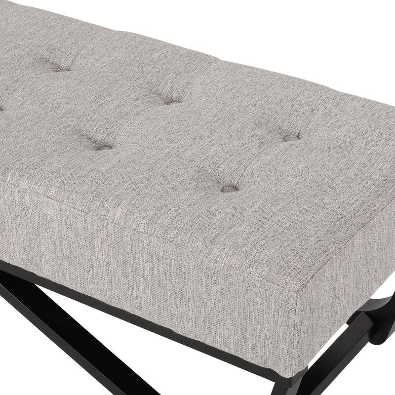 Merax Button-Tufted Ottoman Bench