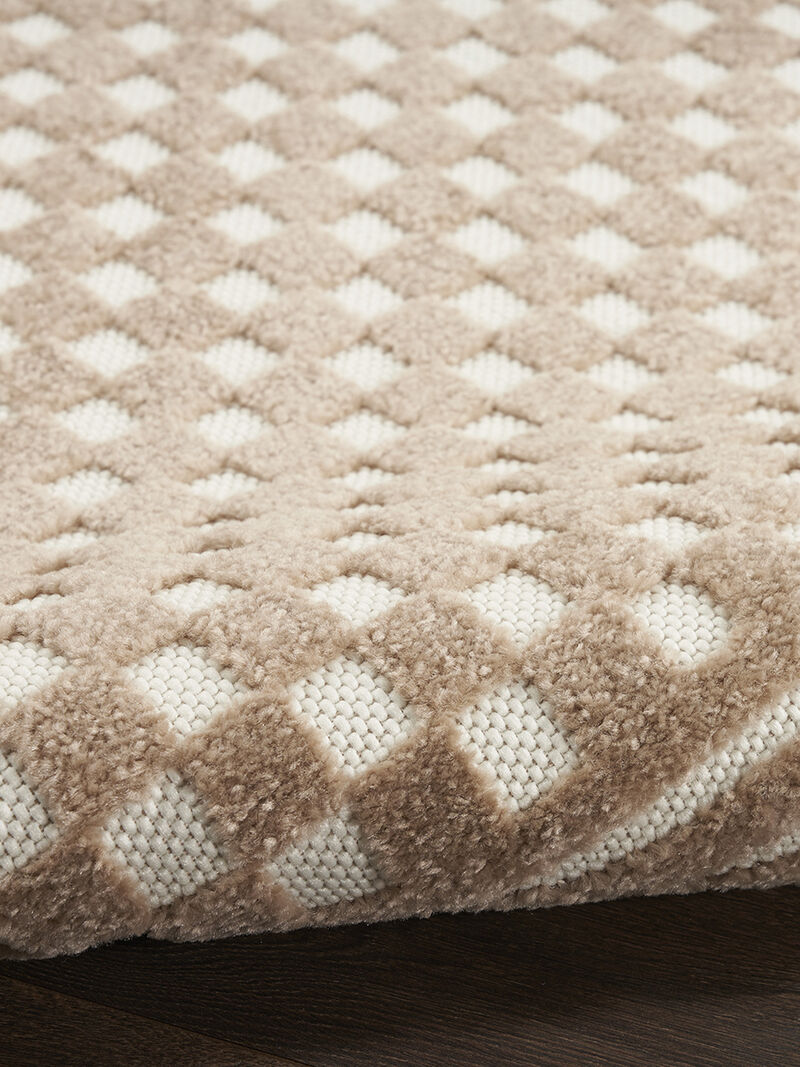 Care Free CAF02 Brown 3'11" x 5'11" Rug