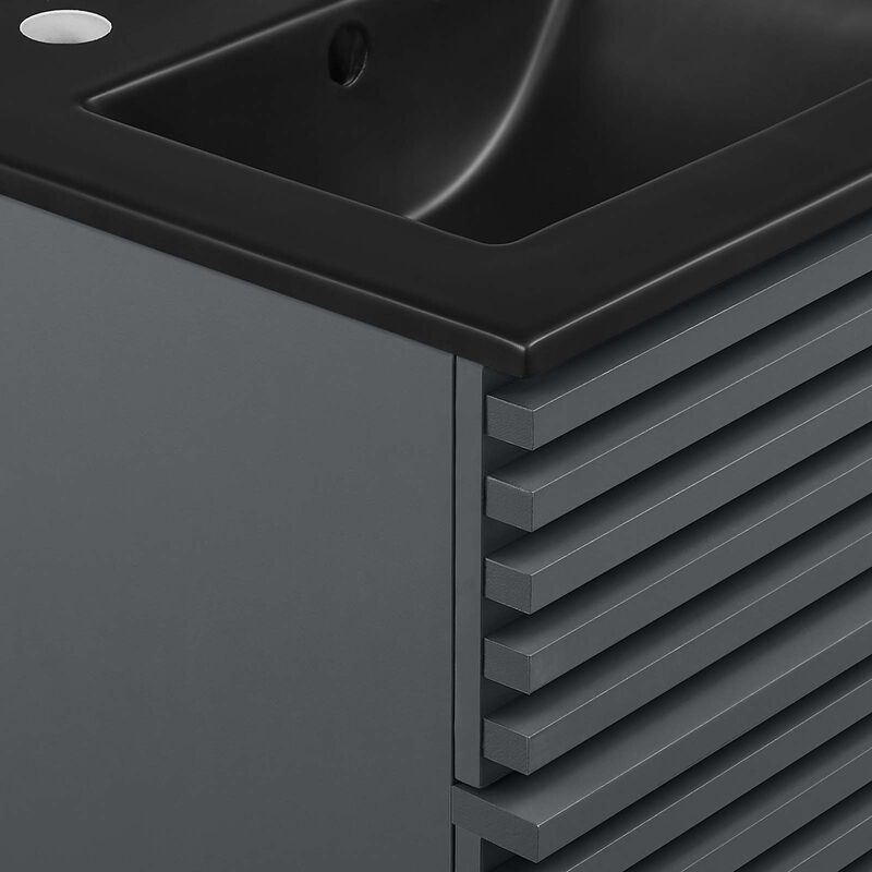 Render 18" Wall-Mount Bathroom Vanity image number 5