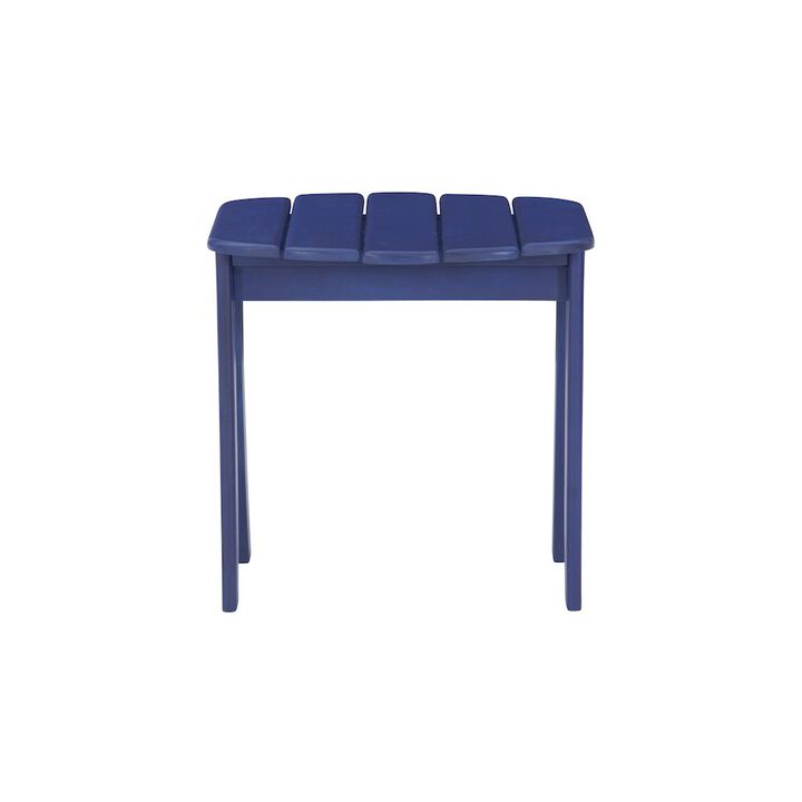 Linon Adirondack End Table Blue