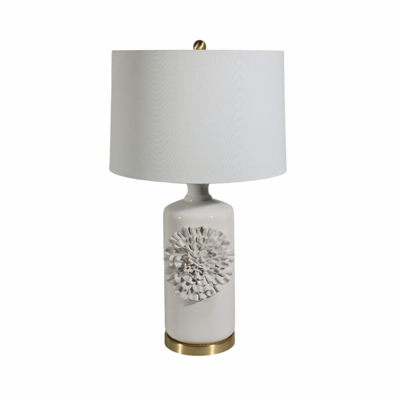Dahlia Applique Table Lamp image number 0