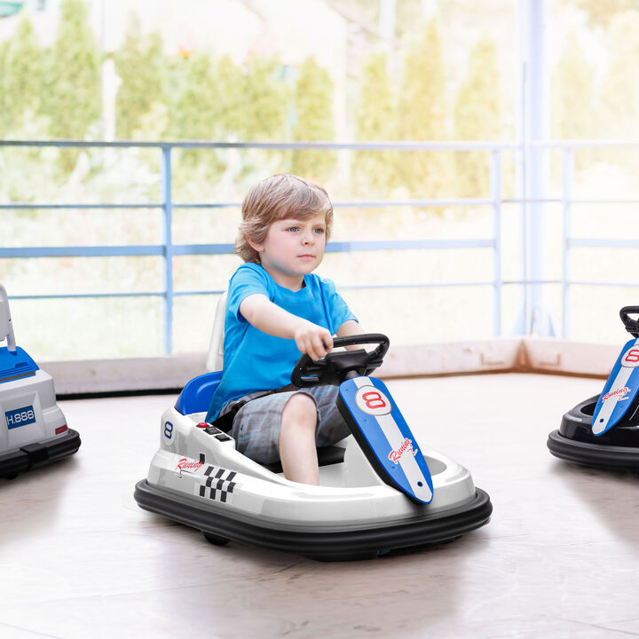 BreeBe Bumper Car for Kids, 360 degree Rotation 6V Electric Ride On Bumper