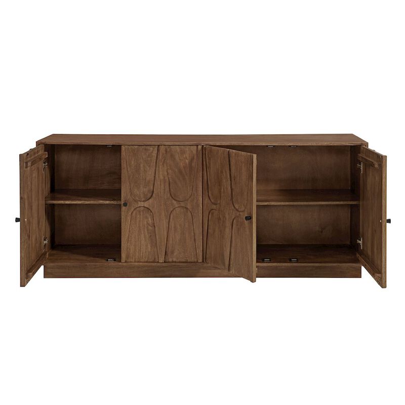 Veda 72" Mango Wood Sideboard Cabinet image number 5