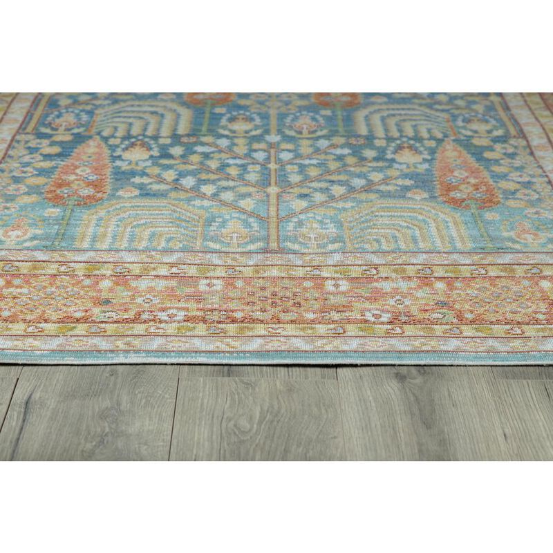 Momeni Traditional Runner Area Rug, Blue, 2'3 X 7' Runner