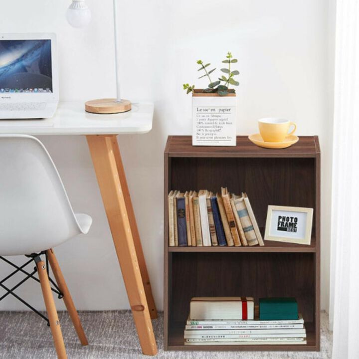 2-Layer Multifunctional Furniture Display Cabinet with Large Capacity Storage Space