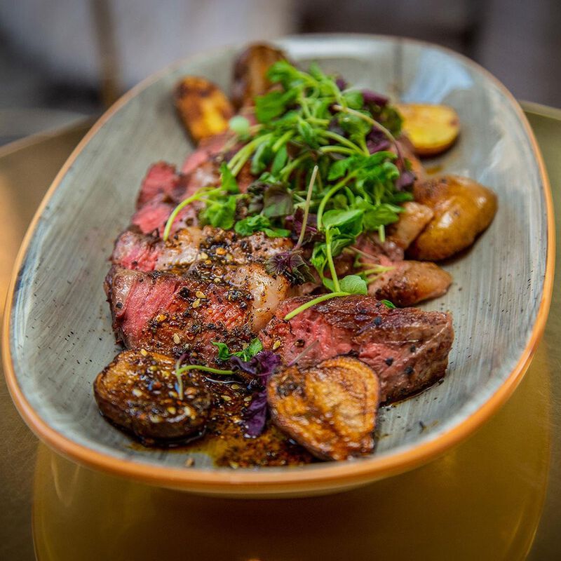 Space 9.5" x 5.5" x h:1.25" Oval Grey Porcelain Platter (Set of 2)