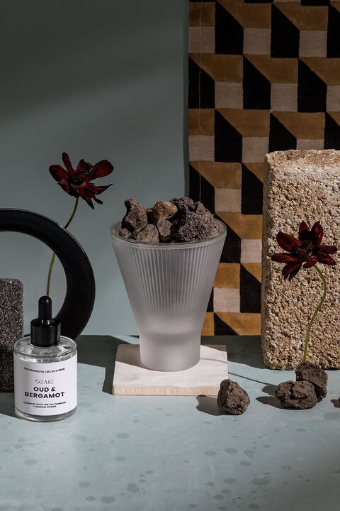 Zai Lava Rock Diffuser - Fig & Flowers
