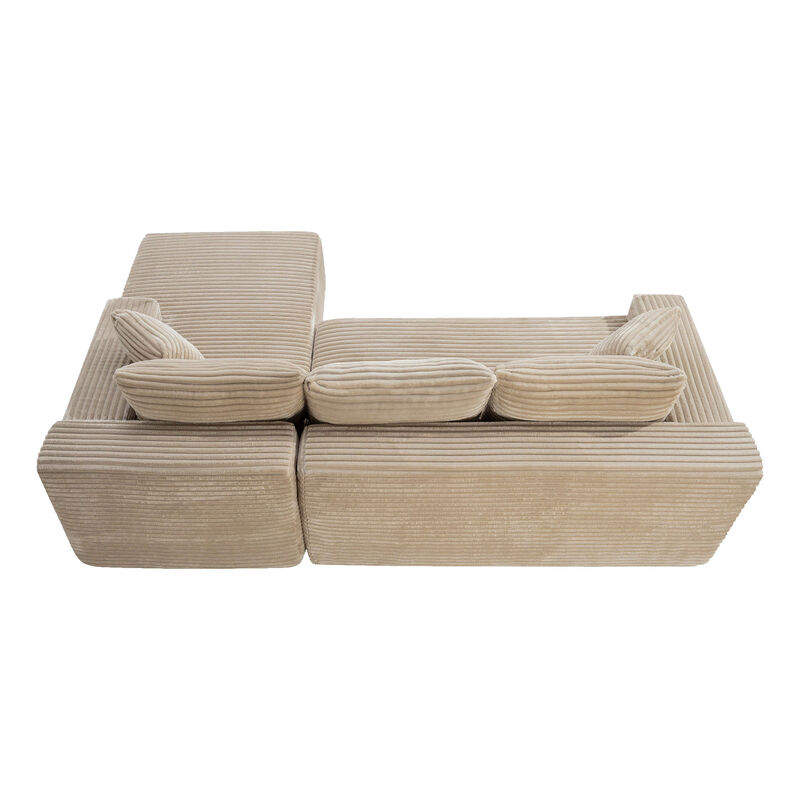 Zekrig 106.3" Cloud Modular Sectional image number 3