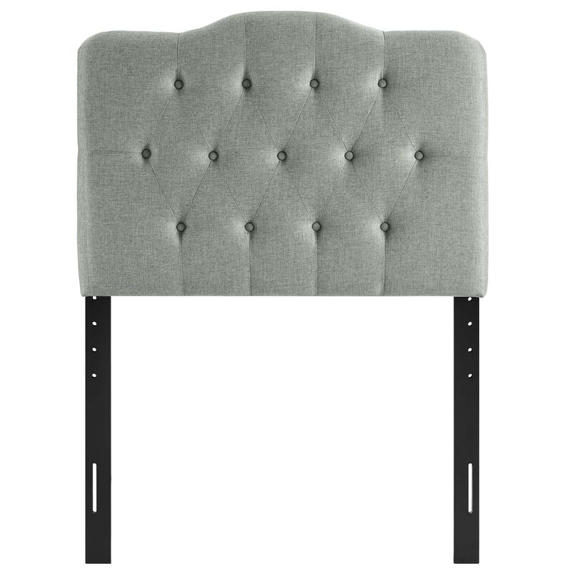Modway - Annabel Twin Upholstered Fabric Headboard Gray image number 3