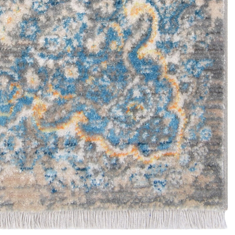 RUGSOTIC CARPETS MACHINE MADE POLYESTER AREA RUGS  - Rectangle Shape, Classic Oriental Traditional  Design, Low Pile Machine Made Area Rugs (M00100) image number 4