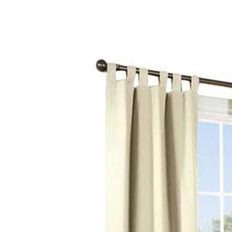 Commonwealth Thermalogic Weather Cotton Fabric Tab Panels Pair - 160x84" - Natural