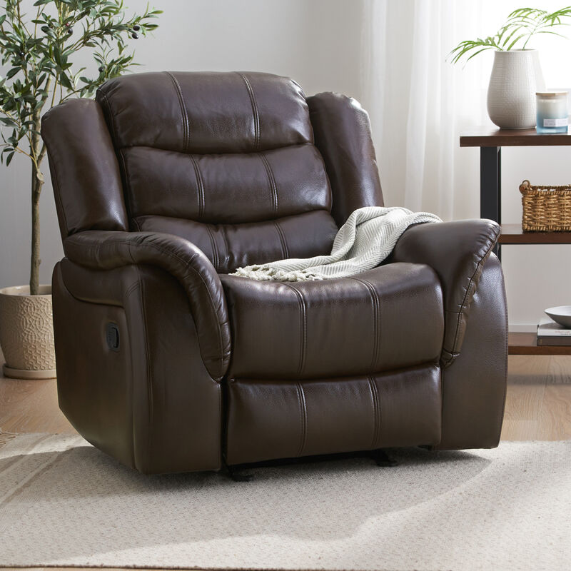 Merax Classic Oversized Glider Recliner
