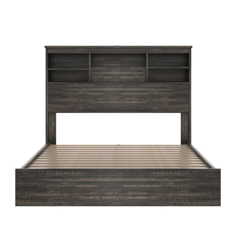 Bursir 4‑Piece Queen Bedroom Set Charging Station Storage Headboard image number 5
