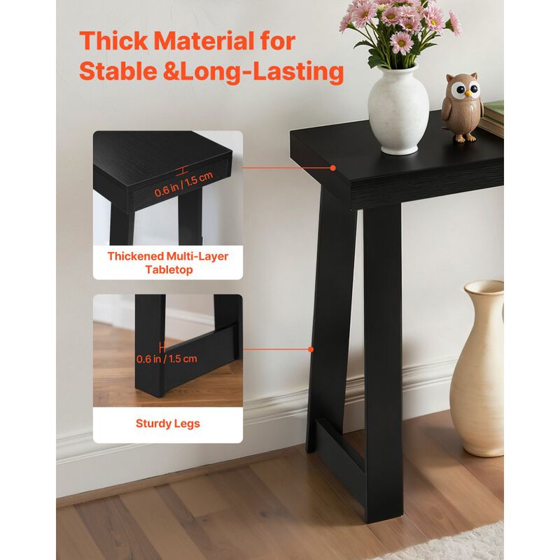 Modern Narrow Console Table for Behind Sofa and Entryway Use image number 3