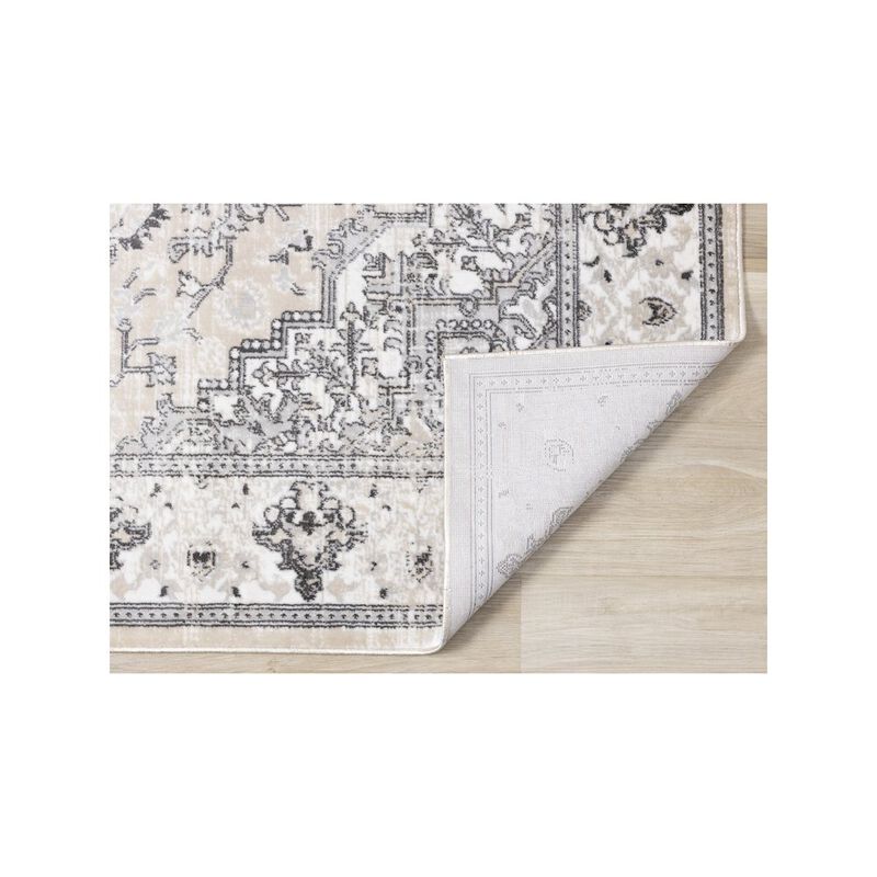 Novelle Home Traditional 5x7 Washable Rug, Classic Carpet for Bedroom or Living Room image number 4