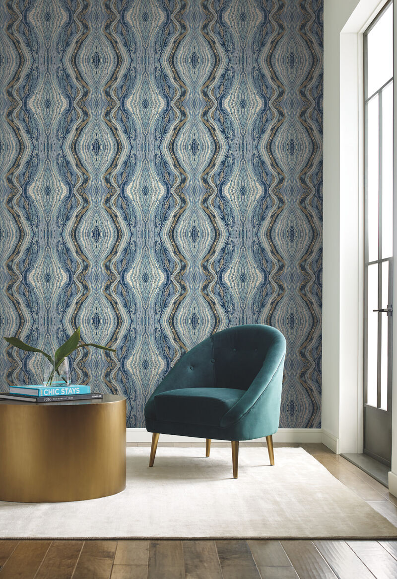 Kaleidoscope Blue Wallpaper image number 1