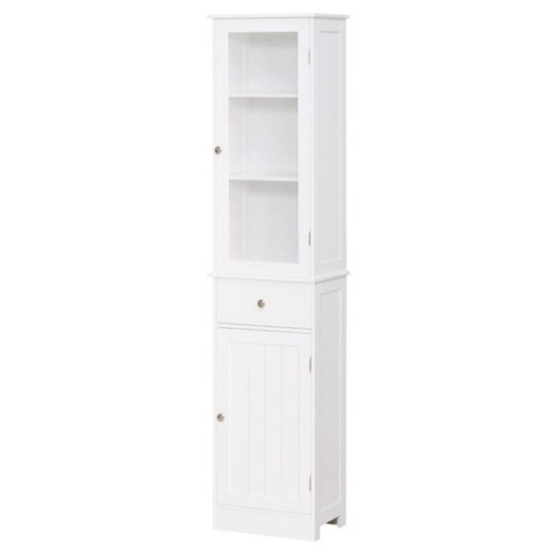 Bathroom Storage Cabinet with Doors & Shelves for Organized Bathroom Essentials