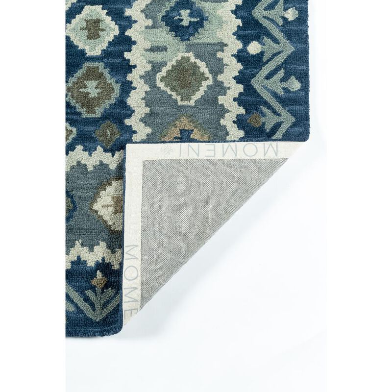 Momeni Traditional Rectangle Area Rug, Blue, 5' X 8'