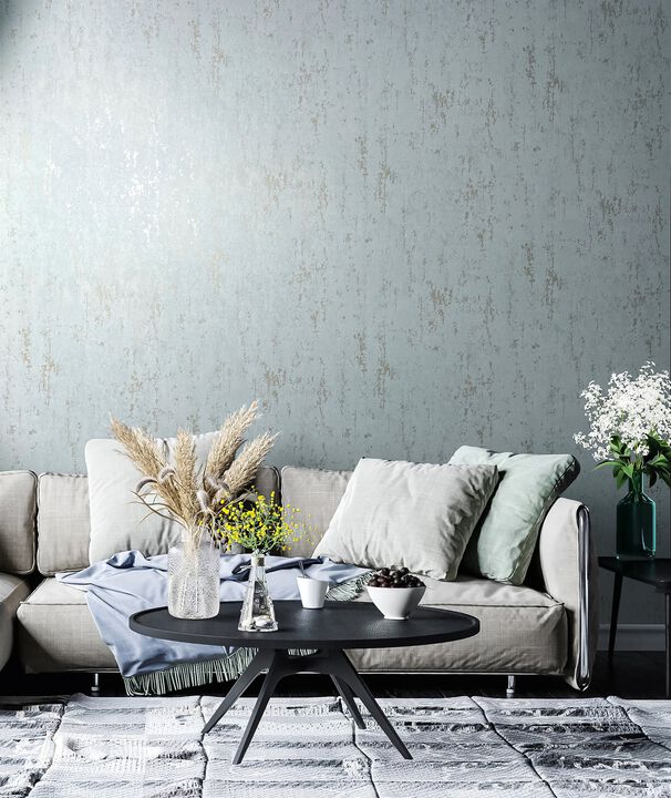 City Romance Industrial Blue Wallpaper 35162