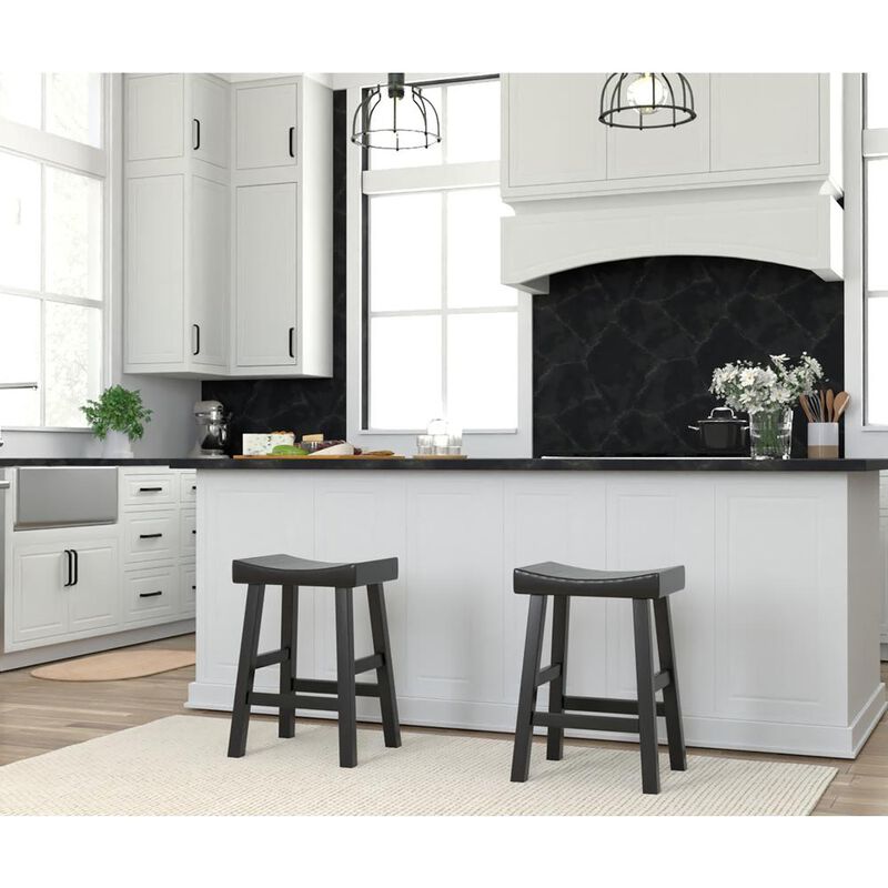 Carolina Living Colborn 25 Counter Stool - Antique Black