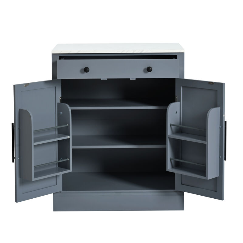 Merax Modern Freestanding Kitchen Pantry